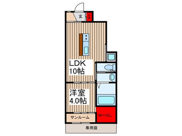 グリーンヒルの物件間取画像